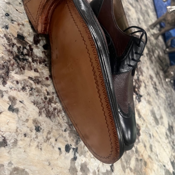men’s shoes- handmade- new- spain- two tone leather - Picture 5 of 11